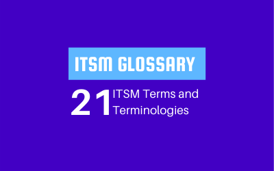 21 Must Know Itsm Terms And Terminologies